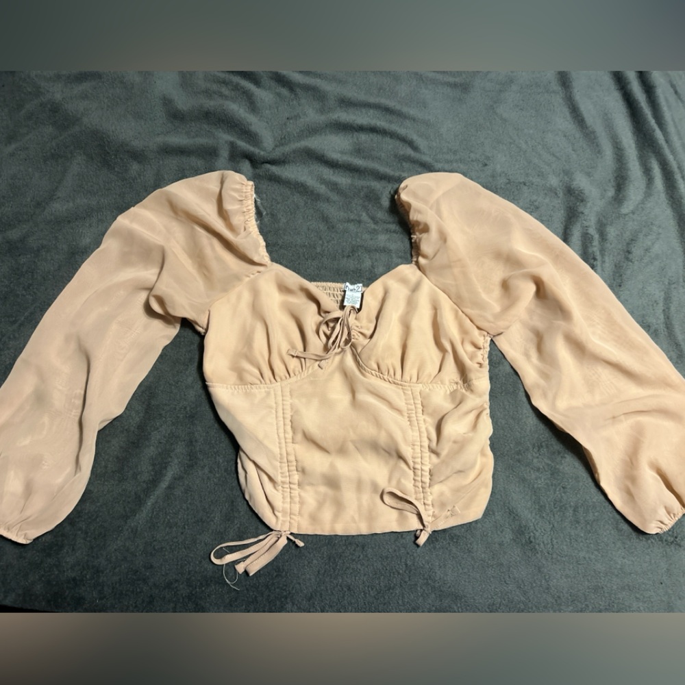 Rue21 Peach Long Sleeve Top